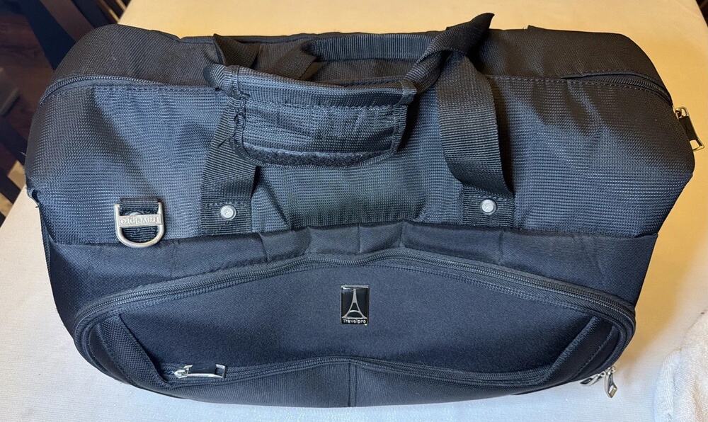 Travelpro Maxlite 4 Wheeled Carry-On Rolling Tote Bag - Black Duffle